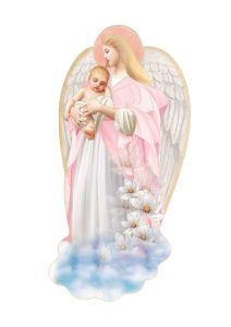 Anioł Stróż dla dziecka -  pamiątka Chrztu z dedykacją