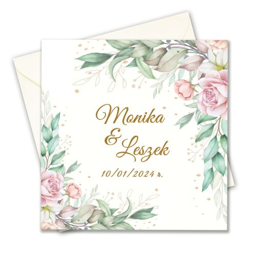 Zaproszenie na Ślub, personalizowane