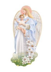 Anioł Stróż dla dziecka -  pamiątka Chrztu z dedykacją