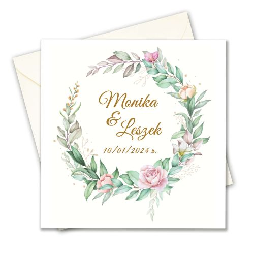 Zaproszenie na Ślub, personalizowane