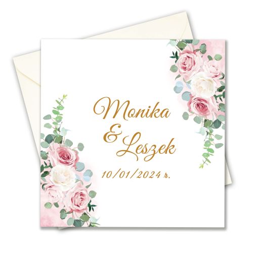 Zaproszenie na Ślub, personalizowane