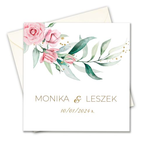 Zaproszenie na Ślub, personalizowane