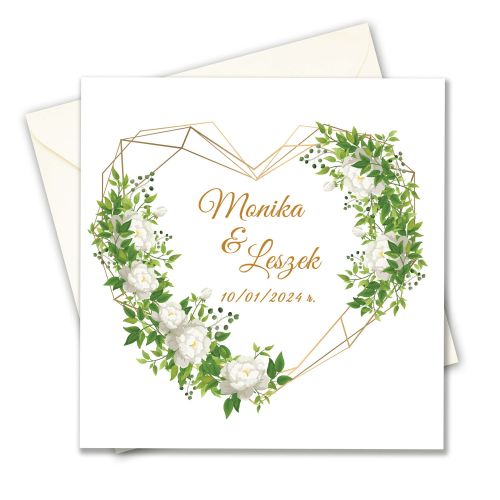 Zaproszenie na Ślub, personalizowane
