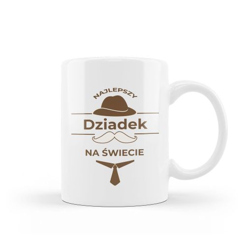 Kubek ceramiczny dla Dziadka "Najlepszy Dziadek na świecie"