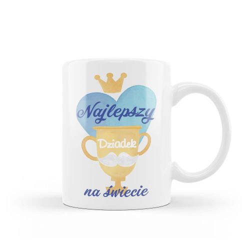 Kubek ceramiczny dla Dziadka "Najlepszy Dziadek na świecie"