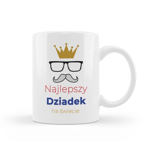 Kubek ceramiczny dla Dziadka "Najlepszy Dziadek na świecie"