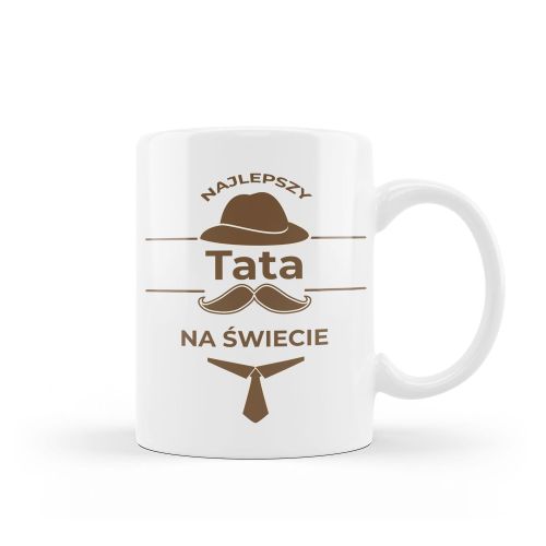 Kubek ceramiczny dla Taty "Najlepszy Tata na świecie"