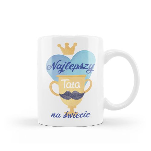 Kubek ceramiczny dla Taty "Najlepszy Tata na świecie"
