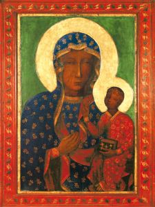 Plakat Religijny Matka Boża Częstochowska wędrująca