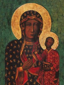 Plakat Religijny Matka Boża Częstochowska wędrująca