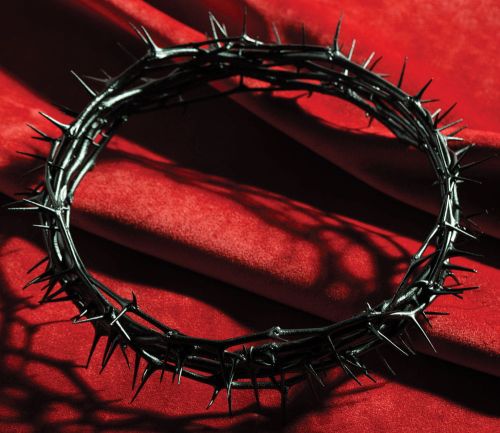 Tło do Ciemnicy, korona cierniowa 150x130 cm