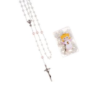 Różaniec Komunijny dla Dziewczynki w pudełeczku