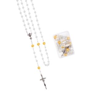Różaniec na Pierwszą Komunię w pudełeczku