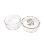 Pudełko, etui plastikowe na różaniec - ośmiokątne IHS 