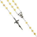 Różaniec - imitacja bursztynu 6mm