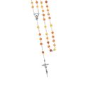 Różaniec Święty bursztyn syntetyczny - etui