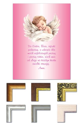 Obraz dla dzieci,  modlitwa do Ciebie Boże