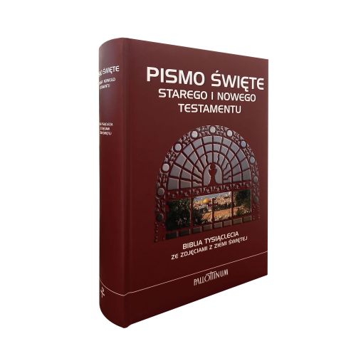 Biblia Tysiąclecia ze zdjęciami z Ziemi Świętej