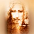 Baner religijny, Baner na Boże Ciało - Całun Turyński 150x150 cm
