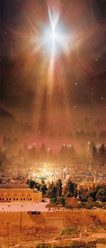 Tło do szopki, Betlejem 150/350cm