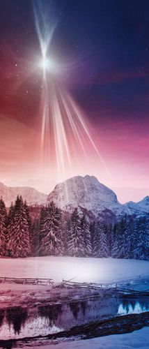 Tło do szopki, Gwiazda Betlejemska 150/350cm