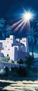 Tło do szopki, Gwiazda Betlejemska 150/350cm