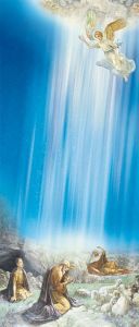 Tło do szopki, Pastuszkowie 150/350cm