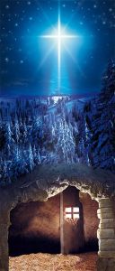 Tło do szopki, Gwiazda Betlejemska 150/350cm