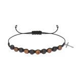 Bransoletka dziesiątek różańca drewno Legno 