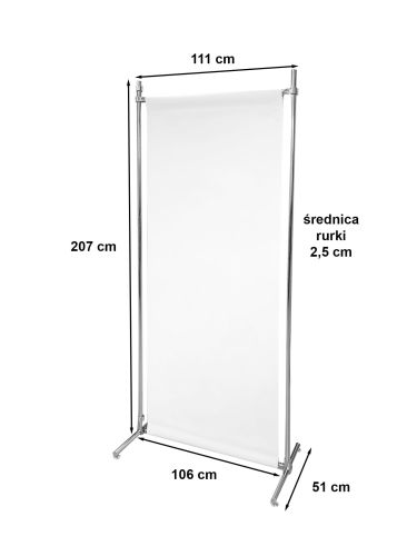 Stojak na Baner na Boże Ciało - Format Pojedynczy 207x111