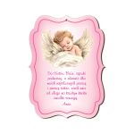  Anioł Stróż obrazek z  modlitwą, grawer