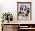 Obraz Święta Matka Teresa - rama drewniana