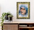 Obraz Święta Matka Teresa - rama ornamentowa