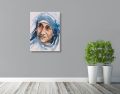 Obraz religijny na płótnie Święta Matka Teresa - bez ramy