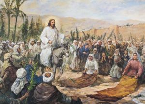 Plakat Jezus Chrystus Wjazd do Jerozolimy