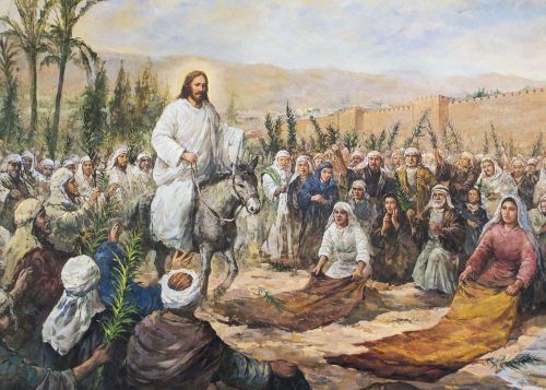 Plakat Jezus Chrystus Wjazd do Jerozolimy