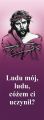 Baner na Wielki Post "Ludu mój, ludu, cóżem.." 50x130cm