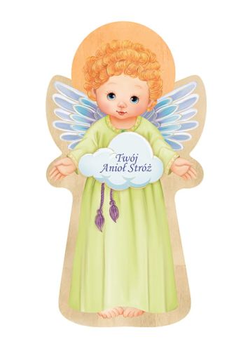 Ikona Anioł Stróż "Twój Anioł Stróż" - chłopiec