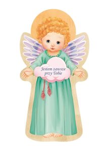 Anioł Stróż dla chłopczyka - prezent z dedykacją na Chrzest Święty, urodziny