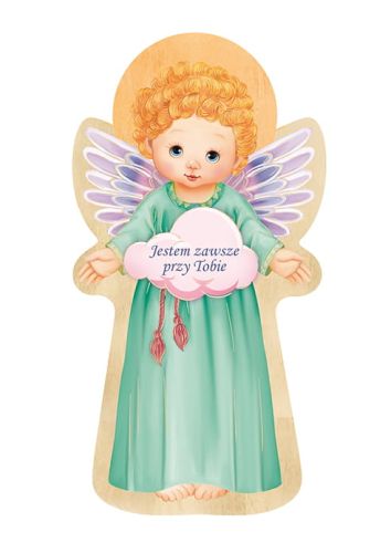 Ikona Anioł Stróż "Jestem zawsze przy Tobie" - chłopiec