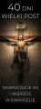 Baner na Wielki Post "40 dni Wielki Post" 50x130 cm
