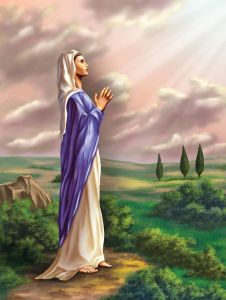 Plakat religijny Matka Boża 