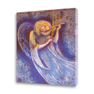 Obraz religijny na płótnie Anioł Stróż - skrzypce