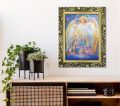 Obraz religijny Anioł Stróż - rama ornamentowa