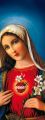 Baner religijny Najświętsze Serce Maryi 50x130 cm