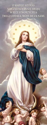 Baner religijny Wniebowzięcie Najświętszej Maryi Panny - 50x130 cm