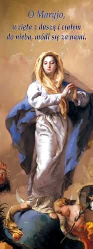Baner religijny Wniebowzięcie Najświętszej Maryi Panny 50x130cm