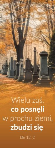 Baner religijny na Wszystkich Świętych 50x130 cm