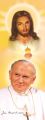 Baner Jezus Miłosierny i Święty Jan Paweł II 50x130 cm