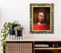 Obraz religijny Jezus Chrystus - rama ornamentowa